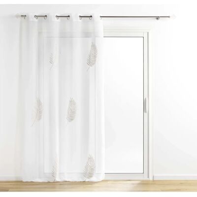 Ride moderne Douceur d'intérieur avec motif de feuilles métalliques - 140x240cm Ride moderne Douceur d'intérieur avec motif de feuilles métalliques - 140x240cm