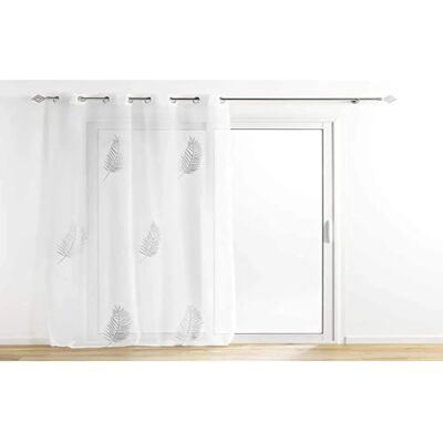Douceur d'intérieur PALMEOR Rideaux Voile Argentés - Sheer Curtains - Publicité Douceur d'intérieur PALMEOR Rideaux Voile Argentés - Sheer Curtains - Publicité