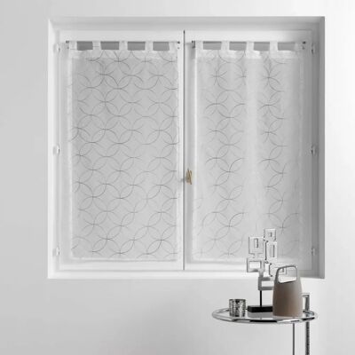 Douceur d'Intérieur Grijze Gordijn - Raamdecoratie Douceur d'Intérieur Grijze Gordijn - Raamdecoratie