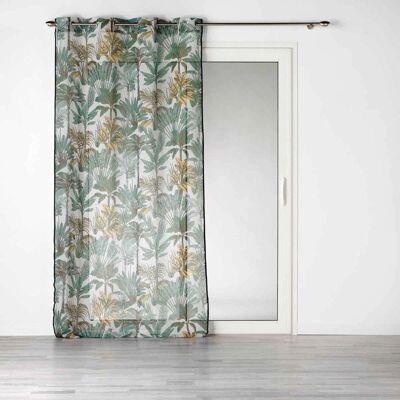 HOME MAISON Linen Effect Tropical Curtain - Curtain HOME MAISON Linen Effect Tropical Curtain - Curtain