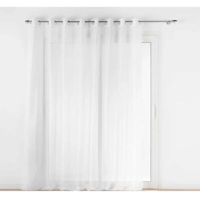 Douceur d'Interieur LISSEA Biała Gotowa Zasłona - Zasłona Douceur d'Interieur LISSEA Biała Gotowa Zasłona - Zasłona