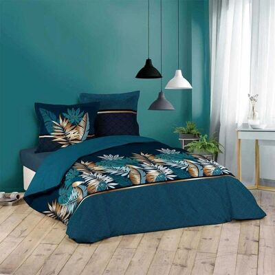 Douceur d'intérieur Alianor Blauw Tropisch Chique Beddengoed Set Douceur d'intérieur Alianor Blauw Tropisch Chique Beddengoed Set