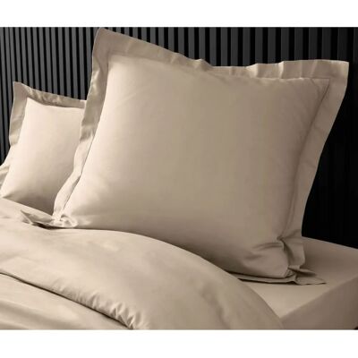DouxSeur Zand Percale 63x63 cm - Kussenhoes DouxSeur Zand Percale 63x63 cm - Kussenhoes