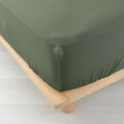 Angelina Cotton Gauze Fitted Sheet - Bedding Accessories Angelina Cotton Gauze Fitted Sheet - Bedding Accessories
