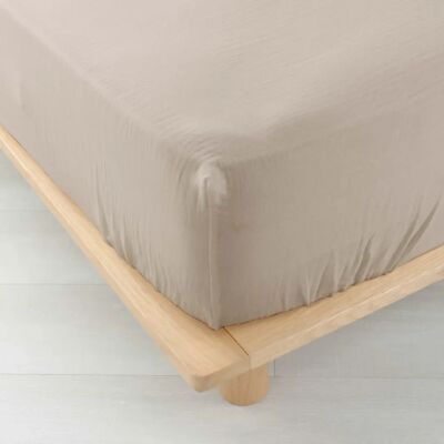 Douceur d'Interieur Cotton Gauze Fitted Sheet Douceur d'Interieur Cotton Gauze Fitted Sheet