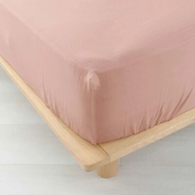 Angelina Cotton Gauze Fitted Sheet - Bed Sheet Angelina Cotton Gauze Fitted Sheet - Bed Sheet