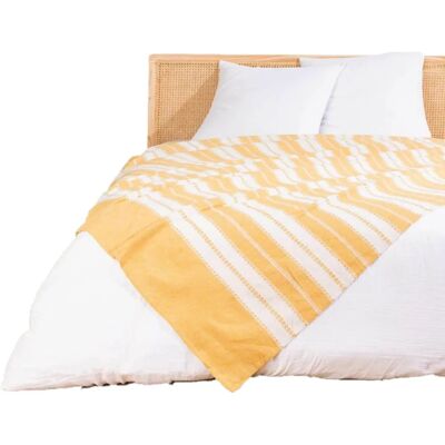 Koc z żakardem ABBY - 180x220 cm - Koc Koc z żakardem ABBY - 180x220 cm - Koc