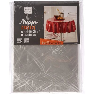 Douceur d'intérieur Model 1710279 - Round Transparent Tablecloth Douceur d'intérieur Model 1710279 - Round Transparent Tablecloth
