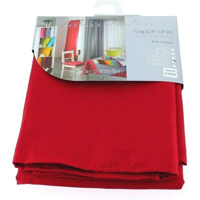Essentiel Red Rectangular Tablecloth - 140x300 cm Essentiel Red Rectangular Tablecloth - 140x300 cm