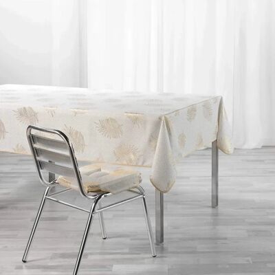 Nappe Douceur D Intérieur Sunny Gold - Or - Publicité Nappe Douceur D Intérieur Sunny Gold - Or - Publicité