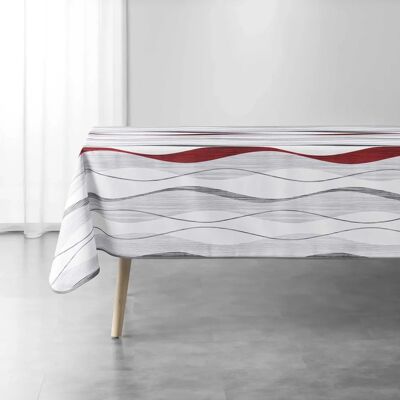 Biały obrus Ondulys - Douceur d intérieur 150x240 cm Biały obrus Ondulys - Douceur d intérieur 150x240 cm