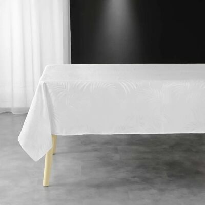 Nappe Jacquard Rectangulaire PLUMETTE - 140x240cm - Publicité Nappe Jacquard Rectangulaire PLUMETTE - 140x240cm - Publicité