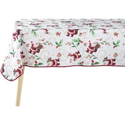 Douceur d'intérieur Weiße Weihnachts-Tischdecke - Festlich & Elegant Douceur d'intérieur Weiße Weihnachts-Tischdecke - Festlich & Elegant