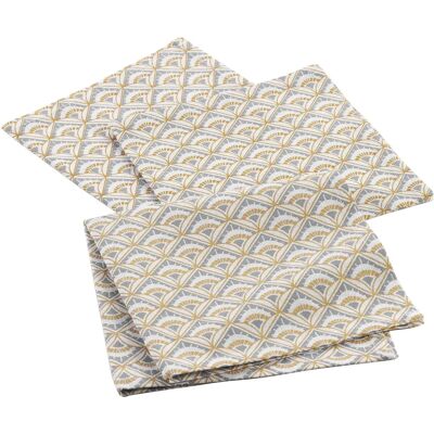 ASTRE Katoenen Servetten - 40x40cm Set van 3 ASTRE Katoenen Servetten - 40x40cm Set van 3