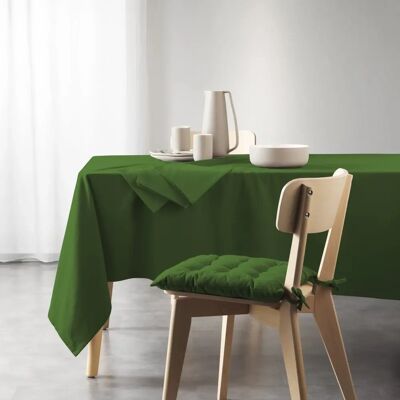 Douceur D Intérieur Recycled Cotton Rectangle Tablecloth - Green - 140x240cm Douceur D Intérieur Recycled Cotton Rectangle Tablecloth - Green - 140x240cm