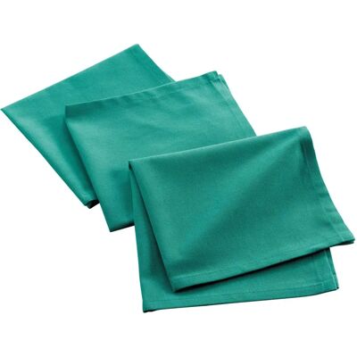 BRICOLINE Serviettes en coton recyclé Smeraldo - Napkins BRICOLINE Serviettes en coton recyclé Smeraldo - Napkins