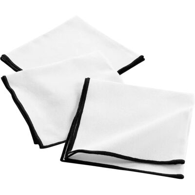 Serviettes en coton réutilisables MISTRALINE - 40x40cm Serviettes en coton réutilisables MISTRALINE - 40x40cm