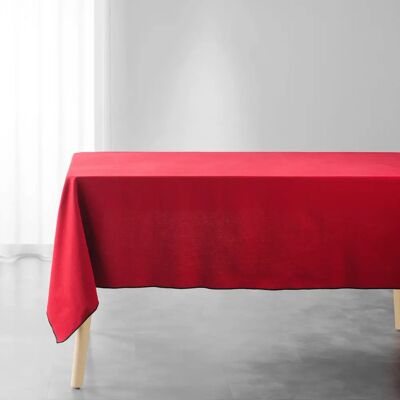 Mantel de algodón Douceur d'Interieur Burdeos - 140x240 cm Mantel de algodón Douceur d'Interieur Burdeos - 140x240 cm