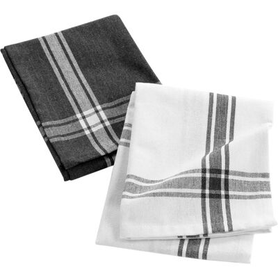 Serviettes de cuisine en coton CUISILINE - 50x70cm, lot de 2 Serviettes de cuisine en coton CUISILINE - 50x70cm, lot de 2