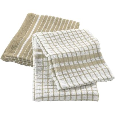 Douceur d'Intérieur Linnen Spons Keukendoeken - Keukendoek Douceur d'Intérieur Linnen Spons Keukendoeken - Keukendoek