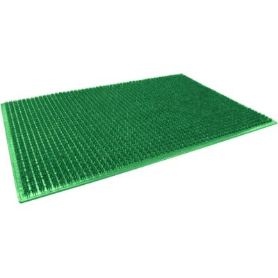 Tapis d'entrée vert - Rectangulaire en polyéthylène 58,5x38,5cm - Publicité Tapis d'entrée vert - Rectangulaire en polyéthylène 58,5x38,5cm - Publicité