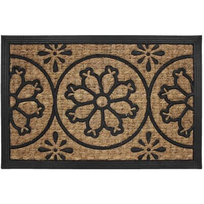 LENAIC Tapis en fibre de coco - Résistant, Antidérapant, Élégant - Tapis de porte - Publicité LENAIC Tapis en fibre de coco - Résistant, Antidérapant, Élégant - Tapis de porte - Publicité