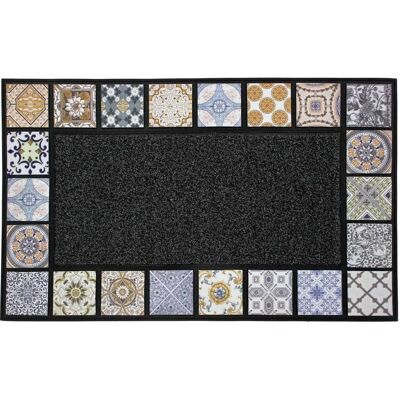Alfombra de entrada Adunivers - 45x75cm - Relieve de PVC - Negro Alfombra de entrada Adunivers - 45x75cm - Relieve de PVC - Negro