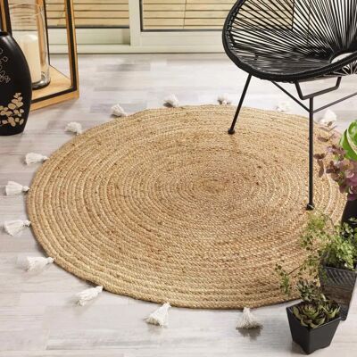 D'Interieur Boho Jute rundmatta - Matta D'Interieur Boho Jute rundmatta - Matta