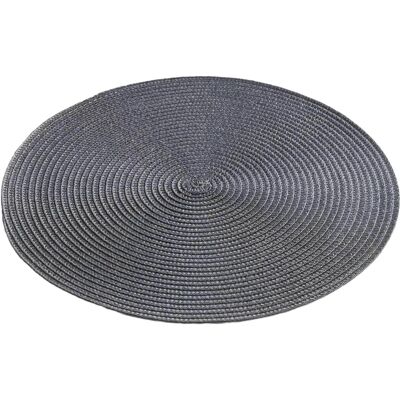 Decorline Zebulon - runder Tischset 35cm - Anthrazit Decorline Zebulon - runder Tischset 35cm - Anthrazit