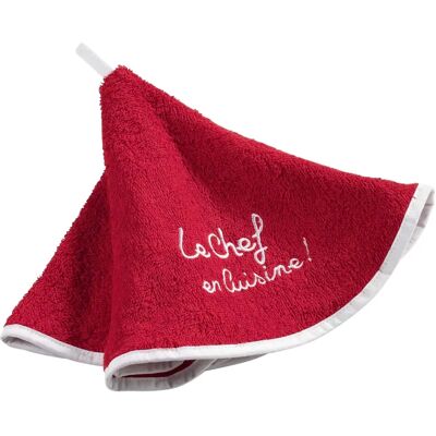 Douceur d'Intérieur Ronde Rode Handdoek - Handdoek Douceur d'Intérieur Ronde Rode Handdoek - Handdoek