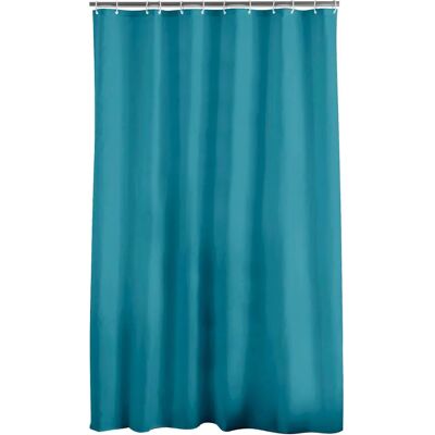 Douceur D'intérieur Polyester Douchegordijn - 180x200cm - Petrolblauw Douceur D'intérieur Polyester Douchegordijn - 180x200cm - Petrolblauw
