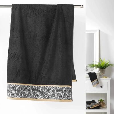 Douceur d'intérieur Orbella Schwarzer Handtuch - Badetuch Douceur d'intérieur Orbella Schwarzer Handtuch - Badetuch