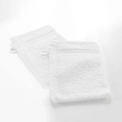 Douceur d'Intérieur - 2 bath gloves - Wit Douceur d'Intérieur - 2 bath gloves - Wit