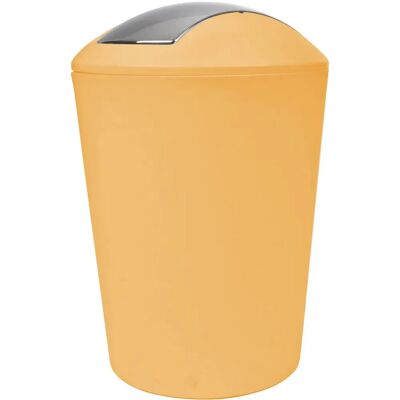 BRICOLINE - Douceur d'Intérieur, Poubelle Flic Flac 5,6 L Ocre Plastique - Publicité BRICOLINE - Douceur d'Intérieur, Poubelle Flic Flac 5,6 L Ocre Plastique - Publicité