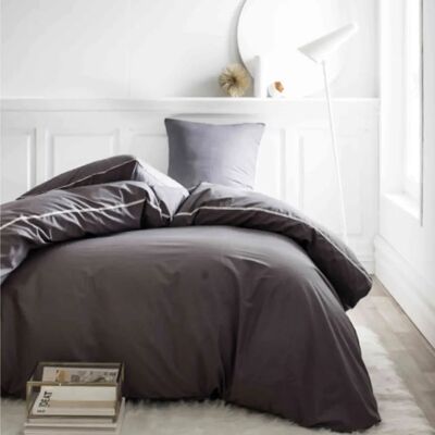 Today - Léonie - Antracite - 240x220 - set lenzuola Today - Léonie - Antracite - 240x220 - set lenzuola