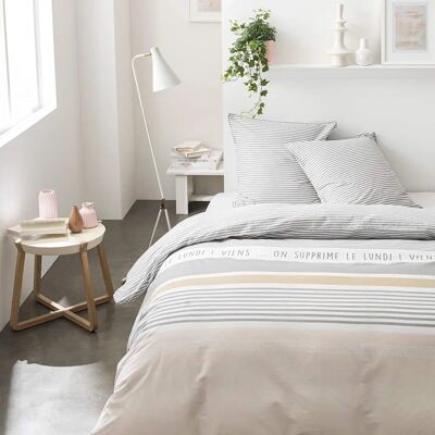 TODAY - Completo 220x240 - Grigio - Cotone - Biancheria da letto TODAY - Completo 220x240 - Grigio - Cotone - Biancheria da letto