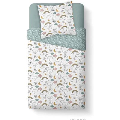 Lenzuola Today Bianche - Biancheria da Letto per Bambini - 140x200cm - Comfort Bambino Lenzuola Today Bianche - Biancheria da Letto per Bambini - 140x200cm - Comfort Bambino