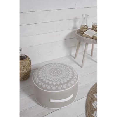 Pouf Ottoman Today 45/20 coton blanc - Ottoman, Pouf, Couleurs neutres - Publicité Pouf Ottoman Today 45/20 coton blanc - Ottoman, Pouf, Couleurs neutres - Publicité