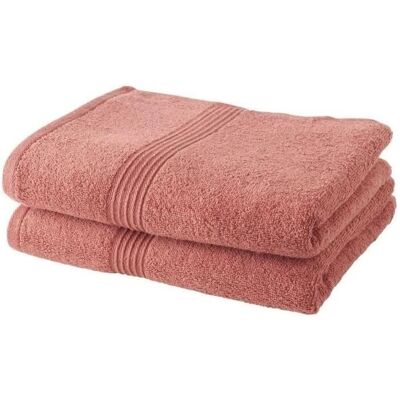 TODAY Serviettes en Coton Terre Cotta - Lot de 2 TODAY Serviettes en Coton Terre Cotta - Lot de 2