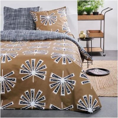 TODAY Brown Duvet Cover Set - 220x240cm, 3 Pieces, Cotton TODAY Brown Duvet Cover Set - 220x240cm, 3 Pieces, Cotton