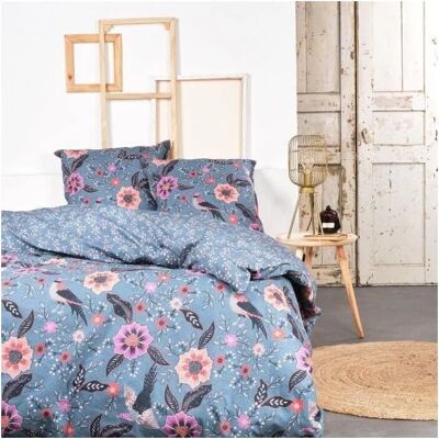 Conjunto de Ropa de Cama Floral Nordic Sunshine Today - 240x220cm Conjunto de Ropa de Cama Floral Nordic Sunshine Today - 240x220cm
