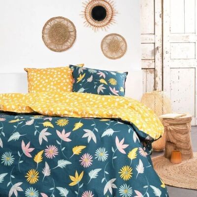 Ensemble de housse de duvet TODAY Bleu - 260x240cm - 3 pièces - Pour 2 personnes - Publicité Ensemble de housse de duvet TODAY Bleu - 260x240cm - 3 pièces - Pour 2 personnes - Publicité