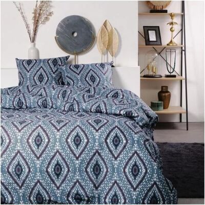 Home Brand Romb Ensemble de Couette Bleu - 3 Pièces - Publicité Home Brand Romb Ensemble de Couette Bleu - 3 Pièces - Publicité