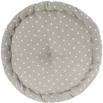 MEVAK LIVING HeartSteel.14 Coussin de sol rond en coton - Coussin - Publicité MEVAK LIVING HeartSteel.14 Coussin de sol rond en coton - Coussin - Publicité