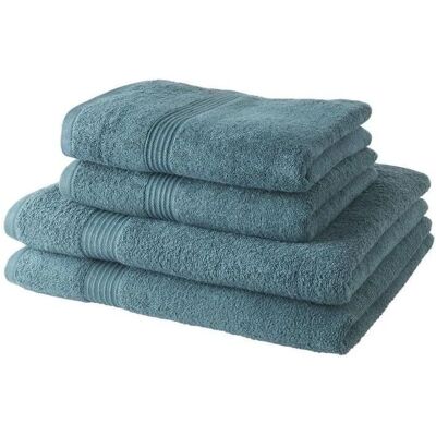 Set di asciugamani - 4 pezzi blu oceano - Asciugamani da bagno Set di asciugamani - 4 pezzi blu oceano - Asciugamani da bagno
