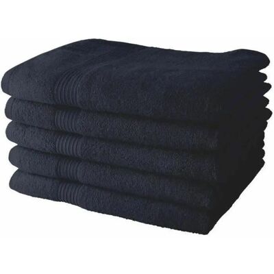 Set di 5 Asciugamani Navy Blue - Accessori per il bagno Set di 5 Asciugamani Navy Blue - Accessori per il bagno