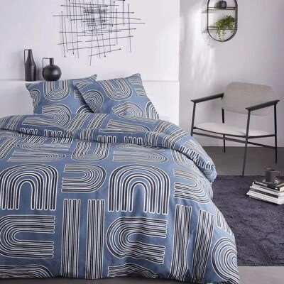 TODAY Sunshine 15.26 Blue Duvet Cover Set - 3 Piece for 2 Persons TODAY Sunshine 15.26 Blue Duvet Cover Set - 3 Piece for 2 Persons
