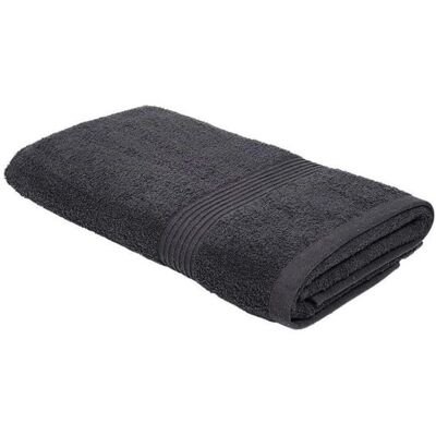 Serviette de bain charbon TODAY Essential - 70 x 130 cm - Publicité Serviette de bain charbon TODAY Essential - 70 x 130 cm - Publicité