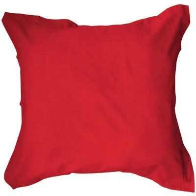 Housse de Couvre-oreiller en Coton - Pomme Rouge - 75x75 cm Housse de Couvre-oreiller en Coton - Pomme Rouge - 75x75 cm
