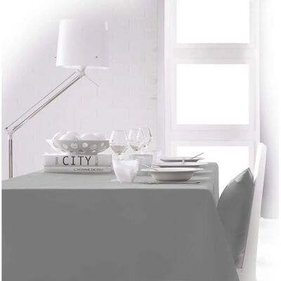 Tovaglia in poliestere grigia zinc Today - 140x200cm Tovaglia in poliestere grigia zinc Today - 140x200cm